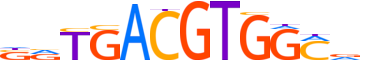 CR3L4.H13CORE.0.M.C motif logo (CREB3L4 gene, CR3L4_HUMAN protein)