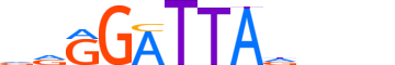 CRX.H13CORE.0.PSM.A motif logo (CRX gene, CRX_HUMAN protein)