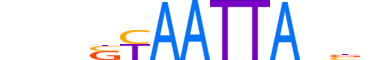 DLX4.H13CORE.0.SM.B reverse-complement motif logo (DLX4 gene, DLX4_HUMAN protein)