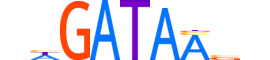 GATA3.H13CORE.0.PS.A motif logo (GATA3 gene, GATA3_HUMAN protein)