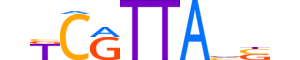 LHX1.H13CORE.1.M.C reverse-complement motif logo (LHX1 gene, LHX1_HUMAN protein)