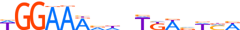 NFAC1.H13CORE.0.P.B motif logo (NFATC1 gene, NFAC1_HUMAN protein)