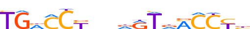 NR1H3.H13CORE.0.P.B reverse-complement motif logo (NR1H3 gene, NR1H3_HUMAN protein)