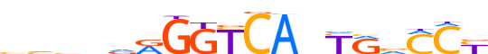 NR1H4.H13CORE.1.P.B reverse-complement motif logo (NR1H4 gene, NR1H4_HUMAN protein)