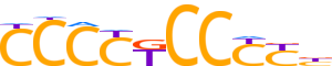 PATZ1.H13CORE.1.P.C reverse-complement motif logo (PATZ1 gene, PATZ1_HUMAN protein)