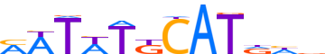 PO3F3.H13CORE.0.P.C reverse-complement motif logo (POU3F3 gene, PO3F3_HUMAN protein)