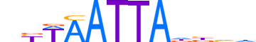 PO3F3.H13CORE.2.S.B reverse-complement motif logo (POU3F3 gene, PO3F3_HUMAN protein)