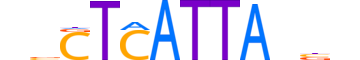 PO6F1.H13CORE.0.SM.B reverse-complement motif logo (POU6F1 gene, PO6F1_HUMAN protein)