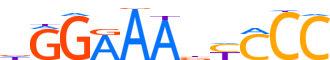 RELB.H13CORE.0.P.B reverse-complement motif logo (RELB gene, RELB_HUMAN protein)