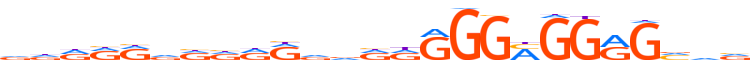 SP5.H13CORE.1.P.B motif logo (SP5 gene, SP5_HUMAN protein)