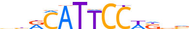 TEAD3.H13CORE.0.PS.A motif logo (TEAD3 gene, TEAD3_HUMAN protein)