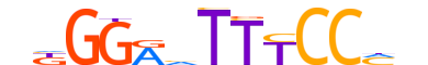 TF65.H13CORE.0.P.B motif logo (RELA gene, TF65_HUMAN protein)