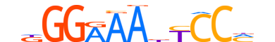 TF65.H13CORE.0.P.B reverse-complement motif logo (RELA gene, TF65_HUMAN protein)