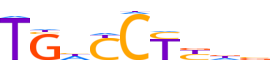 THB.H13CORE.1.PSM.A reverse-complement motif logo (THRB gene, THB_HUMAN protein)