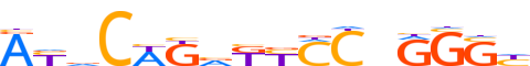 ZF64B.H13CORE.0.P.B reverse-complement motif logo (ZFP64 gene, ZF64B_HUMAN protein)