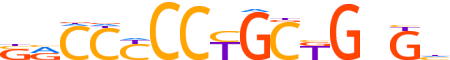 ZIC5.H13CORE.0.P.B reverse-complement motif logo (ZIC5 gene, ZIC5_HUMAN protein)