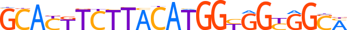 ZN100.H13CORE.0.P.B motif logo (ZNF100 gene, ZN100_HUMAN protein)