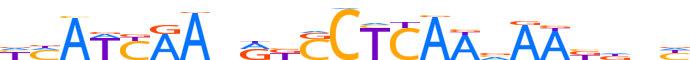 ZN214.H13CORE.0.P.B reverse-complement motif logo (ZNF214 gene, ZN214_HUMAN protein)