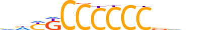 ZN460.H13CORE.0.S.C reverse-complement motif logo (ZNF460 gene, ZN460_HUMAN protein)