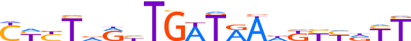 ZN615.H13CORE.0.P.C reverse-complement motif logo (ZNF615 gene, ZN615_HUMAN protein)