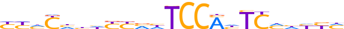 ZN671.H13CORE.0.P.C reverse-complement motif logo (ZNF671 gene, ZN671_HUMAN protein)