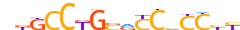 ZN165.H13CORE.0.P.C motif logo (ZNF165 gene, ZN165_HUMAN protein)