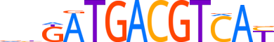 BATF2.H13INVITRO.0.PSG.A reverse-complement motif logo (BATF2 gene, BATF2_HUMAN protein)