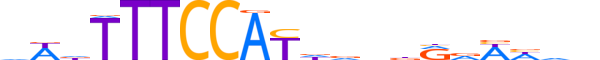 NFAC2.H13INVITRO.2.S.C reverse-complement motif logo (NFATC2 gene, NFAC2_HUMAN protein)