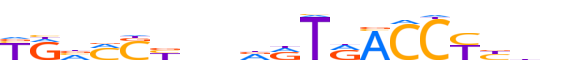 NR1H2.H13INVITRO.1.P.D reverse-complement motif logo (NR1H2 gene, NR1H2_HUMAN protein)