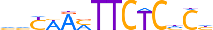 ZNF775.H13INVITRO.0.PSG.A reverse-complement motif logo (ZNF775 gene, ZN775_HUMAN protein)