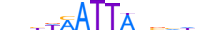 PO3F2.H13INVITRO.1.S.B motif logo (POU3F2 gene, PO3F2_HUMAN protein)