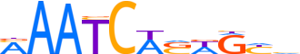 GFI1B.H13INVIVO.0.PSM.A reverse-complement motif logo (GFI1B gene, GFI1B_HUMAN protein)