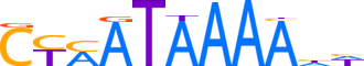 HXA13.H13INVIVO.0.P.B reverse-complement motif logo (HOXA13 gene, HXA13_HUMAN protein)