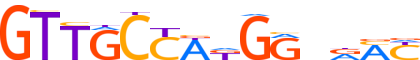 RFX3.H13INVIVO.0.PSM.A motif logo (RFX3 gene, RFX3_HUMAN protein)