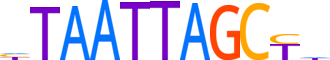 VSX2.H13INVIVO.0.PSM.A motif logo (VSX2 gene, VSX2_HUMAN protein)