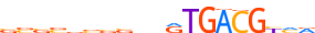 ATF1.H13INVIVO.1.P.B motif logo (ATF1 gene, ATF1_HUMAN protein)