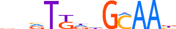 CEBPE.H13RSNP.0.P.B motif logo (CEBPE gene, CEBPE_HUMAN protein)