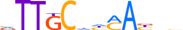 CEBPE.H13RSNP.0.P.B reverse-complement motif logo (CEBPE gene, CEBPE_HUMAN protein)