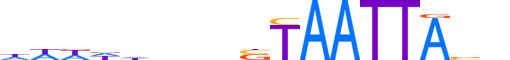 DLX1.H13RSNP.0.S.B reverse-complement motif logo (DLX1 gene, DLX1_HUMAN protein)