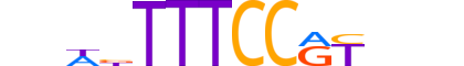 NFAC3.H13RSNP.0.SM.D reverse-complement motif logo (NFATC3 gene, NFAC3_HUMAN protein)
