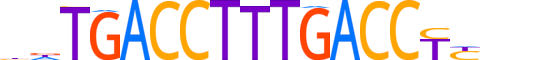 RXRG.H13RSNP.1.SM.B reverse-complement motif logo (RXRG gene, RXRG_HUMAN protein)