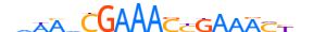 IRF9.H13RSNP.0.PSM.A motif logo (IRF9 gene, IRF9_HUMAN protein)